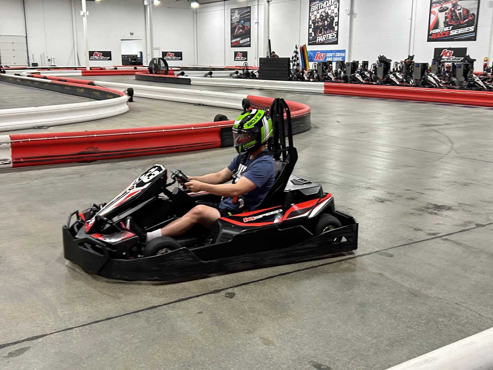 Ethan go-karting